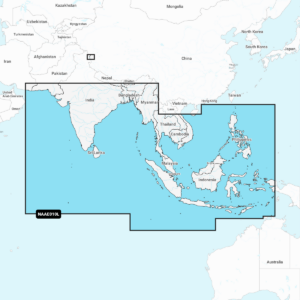 Navionics+ AE010L Indian Ocean & South China Sea (Indischer Ozean & Süd-Chinesisches Meer) Digitale Seekarte Large