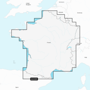 Navionics+ EU080R France, Lakes & Rivers (Frankreich Seen und Flüsse) Digitale Seekarte Regular