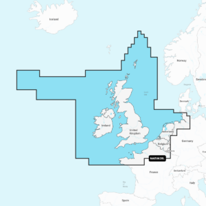 Navionics+ EU628L U.K., Ireland & Holland (Großbritannien, Irland und Niederlande) Digitale Seekarte Large