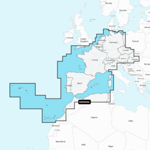 Navionics+ EU646L Europe, Central & West (Zentral und West-Europa) Digitale Seekarte Large