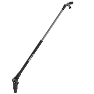 Fasten Videokamera Halter (600mm) 2 Stufen Teleskop Länge änderbar rotier & neig - Schwarz/Schwarz