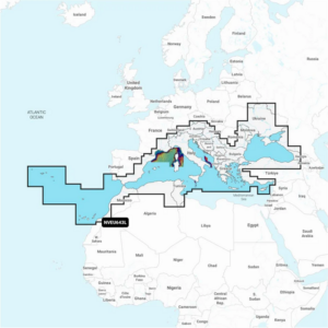 Garmin Navionics Vision+ Seekarte - NVEU643L Mittelmeer & Schwarzes Meer (Mediterranean & Black Sea)