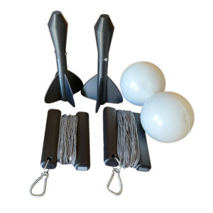 Markerboje (2 Stück) mit Markierungspfeil, Wickel und Koffer