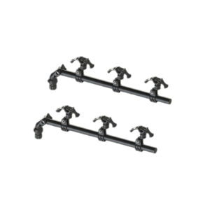 Fasten 3 Fach Rutenhalter Ablage Rod Racks Auslegearm, horizontale Ablage