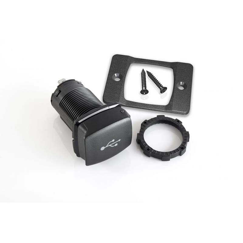 Scanstrut SC-USB-F2 Wasserdichte USB-Steckdose mit Aufbau-Montageplatte