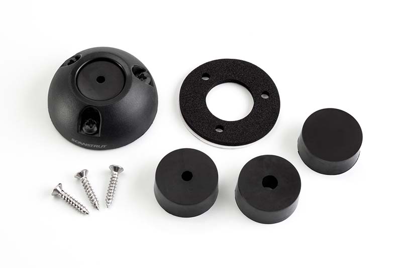 Scanstrut DS21A-P-BLK, Kabeldurchführung Kunststoff - schwarz