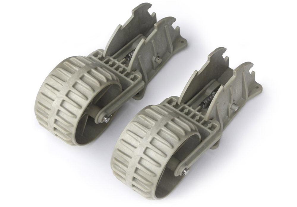 ALPUNAnautic Nylon-Slipräder für die Heckspiegelmontage belastbar bis 115kg