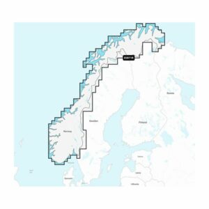 Garmin Navionics+ Seekarte - NSEU071R Norwegen, Seen & Flüsse (Norway, Lakes & Rivers)