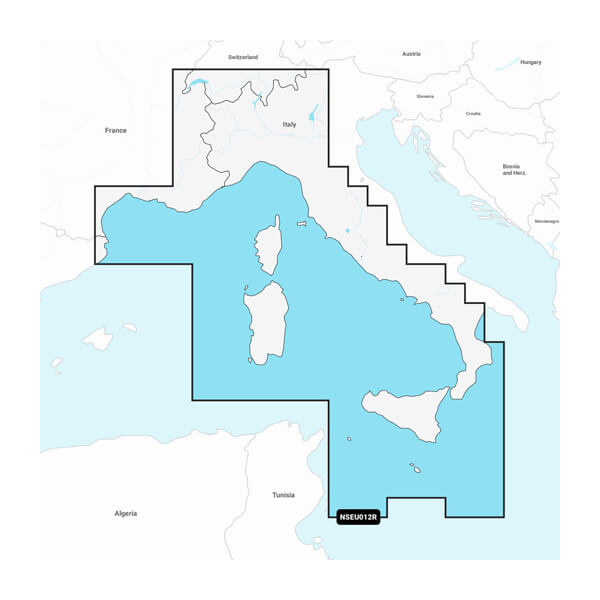 Garmin Navionics+ Seekarte - NSEU012R Mittelmeer, Zentral und Westen (Mediterranean Sea, Cen. & West)