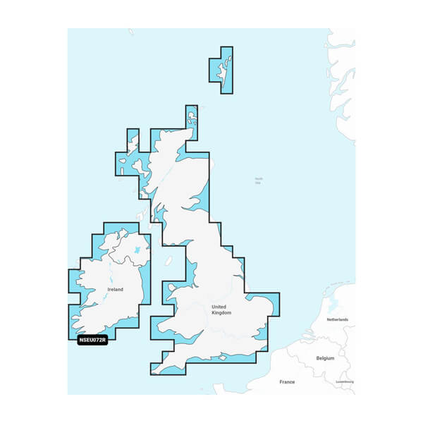 Garmin Navionics+ Seekarte - NSEU072R U.K. & Irland Seen & Flüsse (U.K. & Ireland Lakes & Rivers)