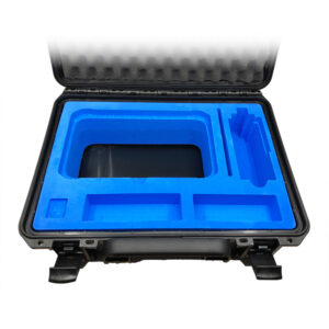 Hartschaumstoff-Einsatz für Koffer - Inlay - Humminbird Helix 7 Zoll - blau