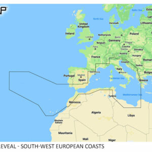 C-MAP REVEAL Mittelmeer, Kroatien, Italien, Südküste Spanien, Nordafrika