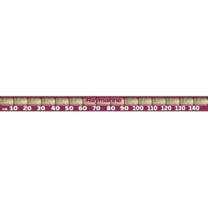 Fisch Maßband zum Aufkleben - Raymarine Logo - 150cm x 10cm (LxH)