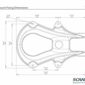 Halterung (Mast) - SC20 Mast MNT Kit Halo 20/20+ Dome