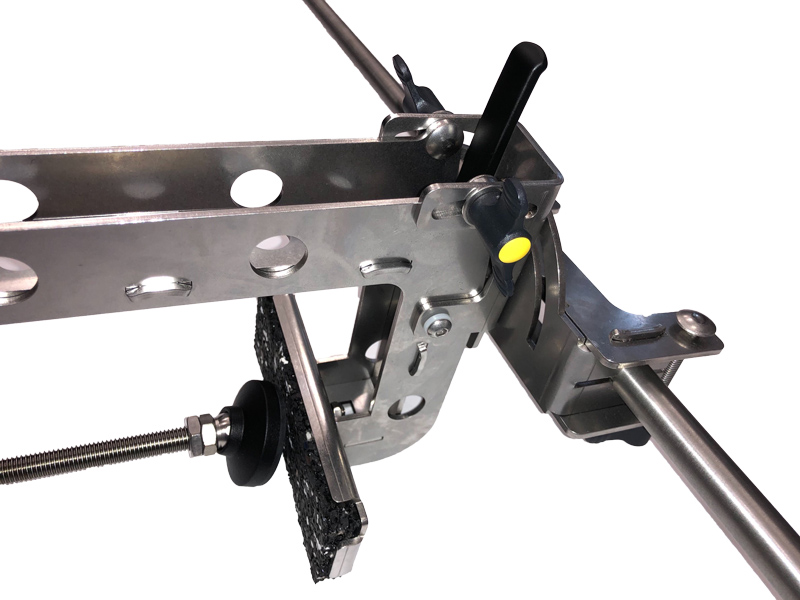SKRUBBES Geberstange mit Klemmhalter / seitlich klappbar / mit Single-Stange