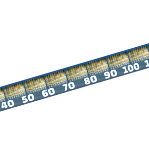 Fisch Maßband zum Aufkleben - Zander - 150cm x 10cm (LxH)
