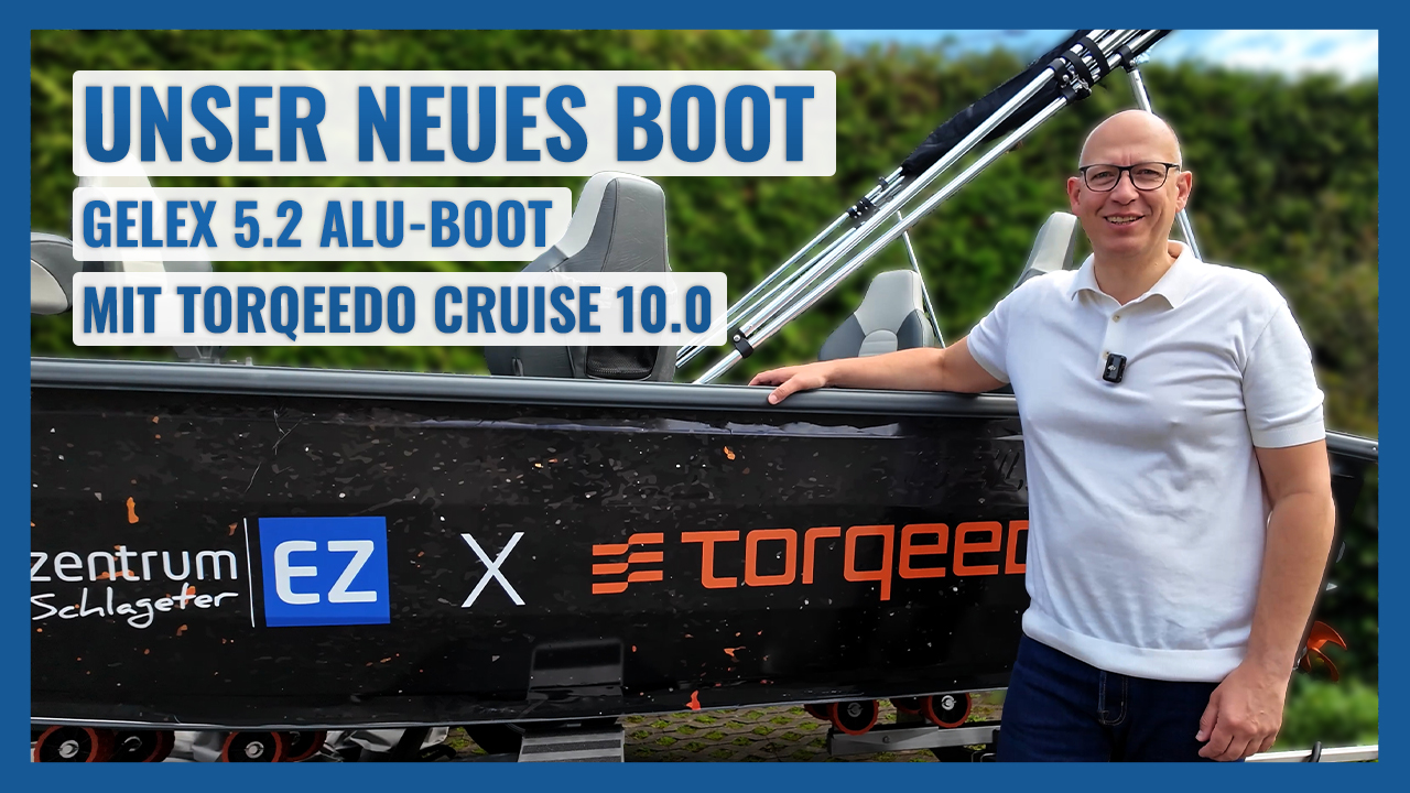 Unser neues GELEX 5.2 ALU-Boot mit Torqeedo Cruise 10.0 ist endlich da!