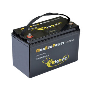 Rigbee LiFePO4 Akkublock 24V 50Ah / 1280Wh inkl. Ladegerät