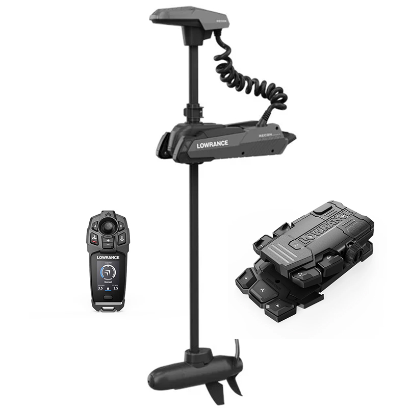 Lowrance RECON Süßwasser-Trollingmotor 137cm (54 Zoll) mit Fußpedal und HDI-Geber