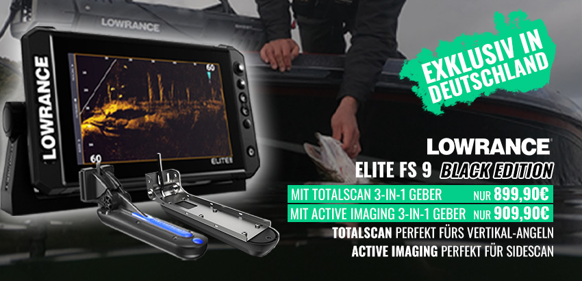 Lowrance Elite FS Black Edition - TotalScan oder Active Imaging
