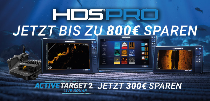 Lowrance HDS PRO Aktion: Sparen Sie bis zu 800 €!