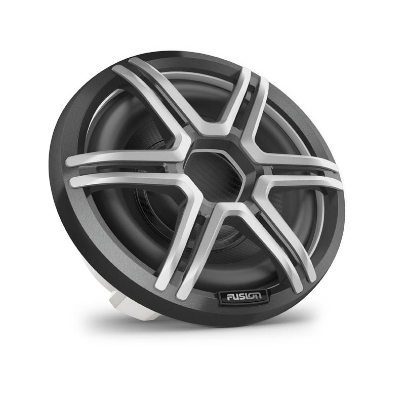 Fusion Apollo™ 12-Zoll-LED-Marinesubwoofer mit grauem Sportgrill