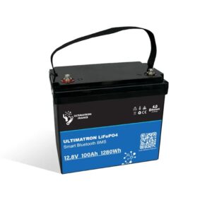 Ultimatron Lithium Batterie LiFePO4 12V100Ah PRO Smart BMS mit Bluetooth