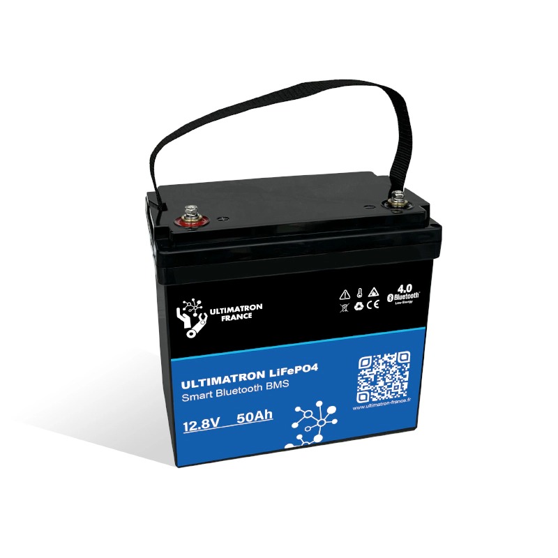 Ultimatron Lithium Batterie LiFePO4 12V50Ah Smart BMS mit Bluetooth
