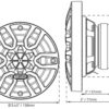 DS18 Lautsprecher 4" weiß / MP4/WH