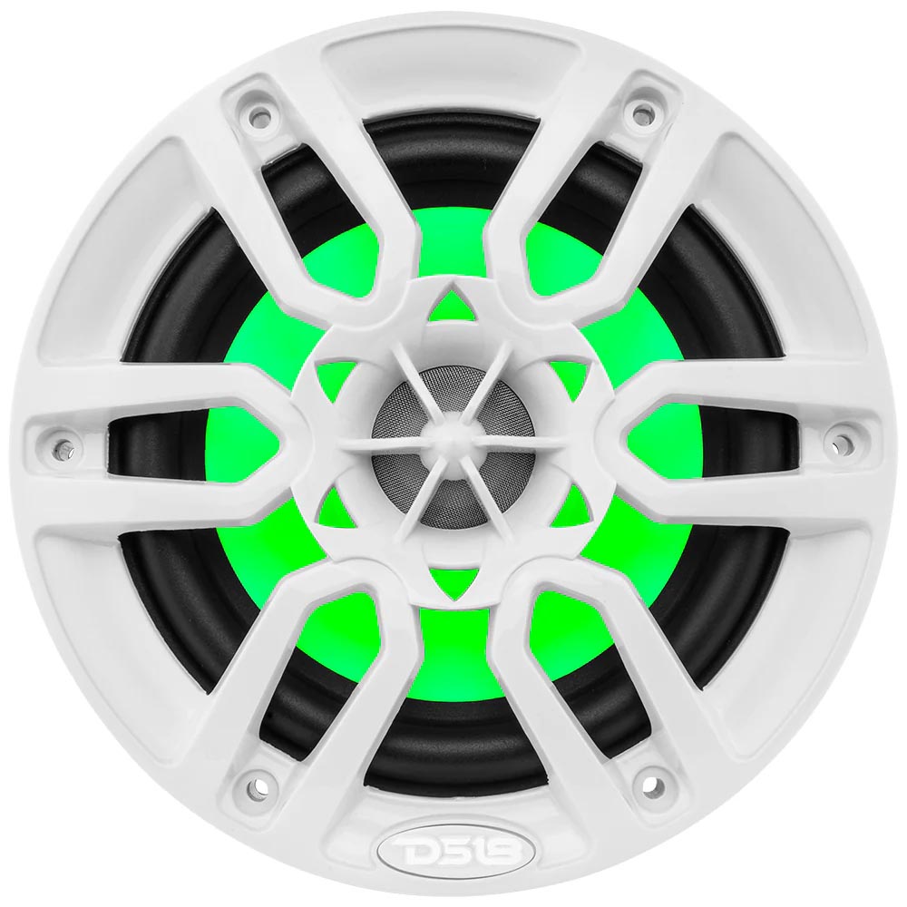 DS18 Lautsprecher 6,5" weiß mit LED / NXL-6
