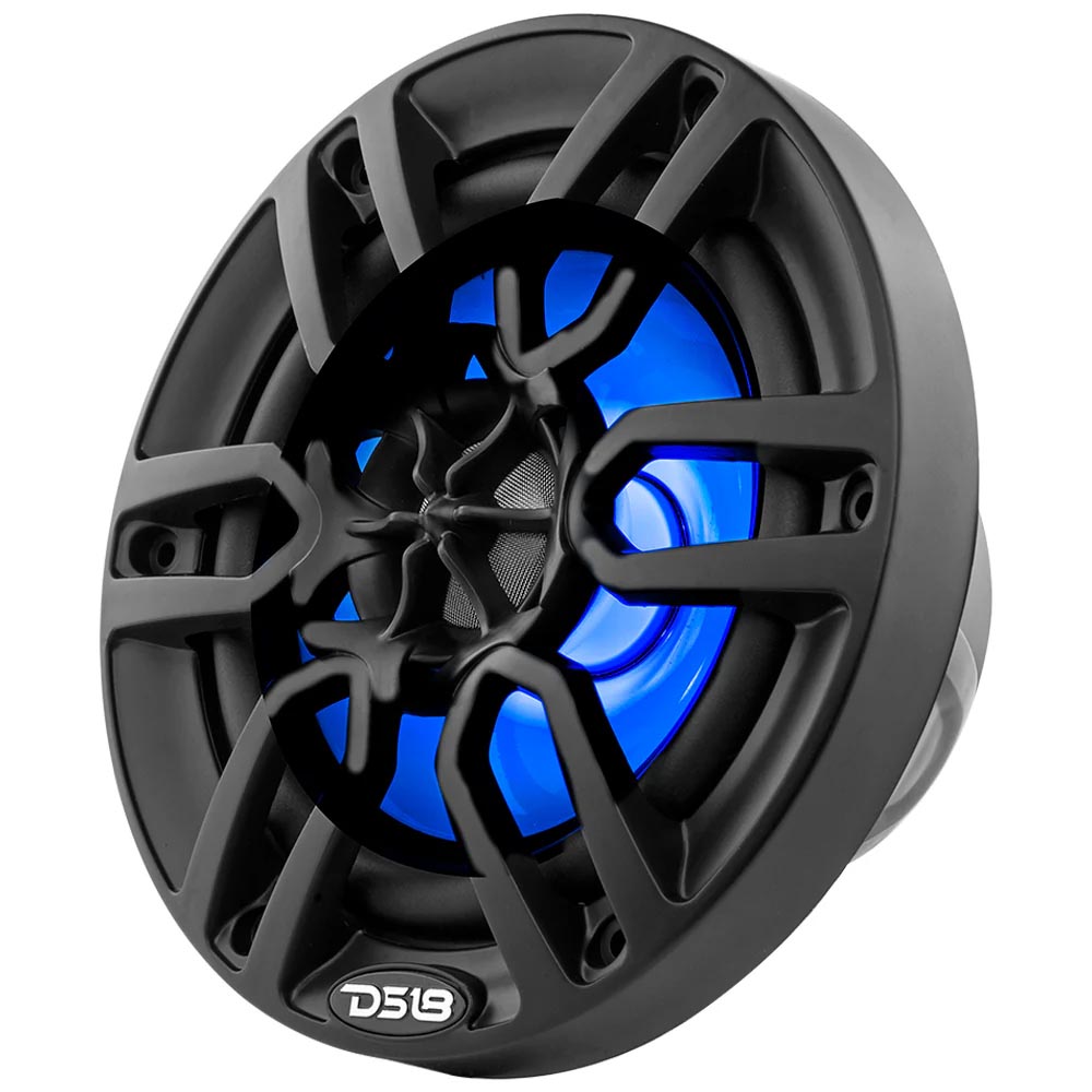 DS18 Lautsprecher 6,5" schwarz mit LED / NXL-6/BK
