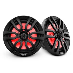 DS18 Lautsprecher 8" schwarz mit LED / NXL-8/BK