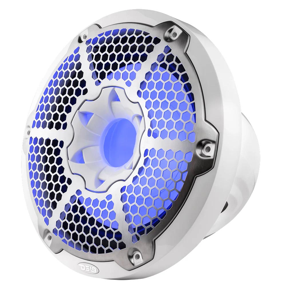 DS18 Subwoofer 10" weiß mit LED / NXL-10SUB/WH