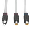 DS18 RCA-Splitter-Kabel Anschluss: 2 W, 1 M