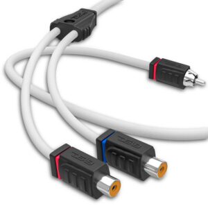 DS18 RCA-Splitter-Kabel Anschluss: 2 W, 1 M