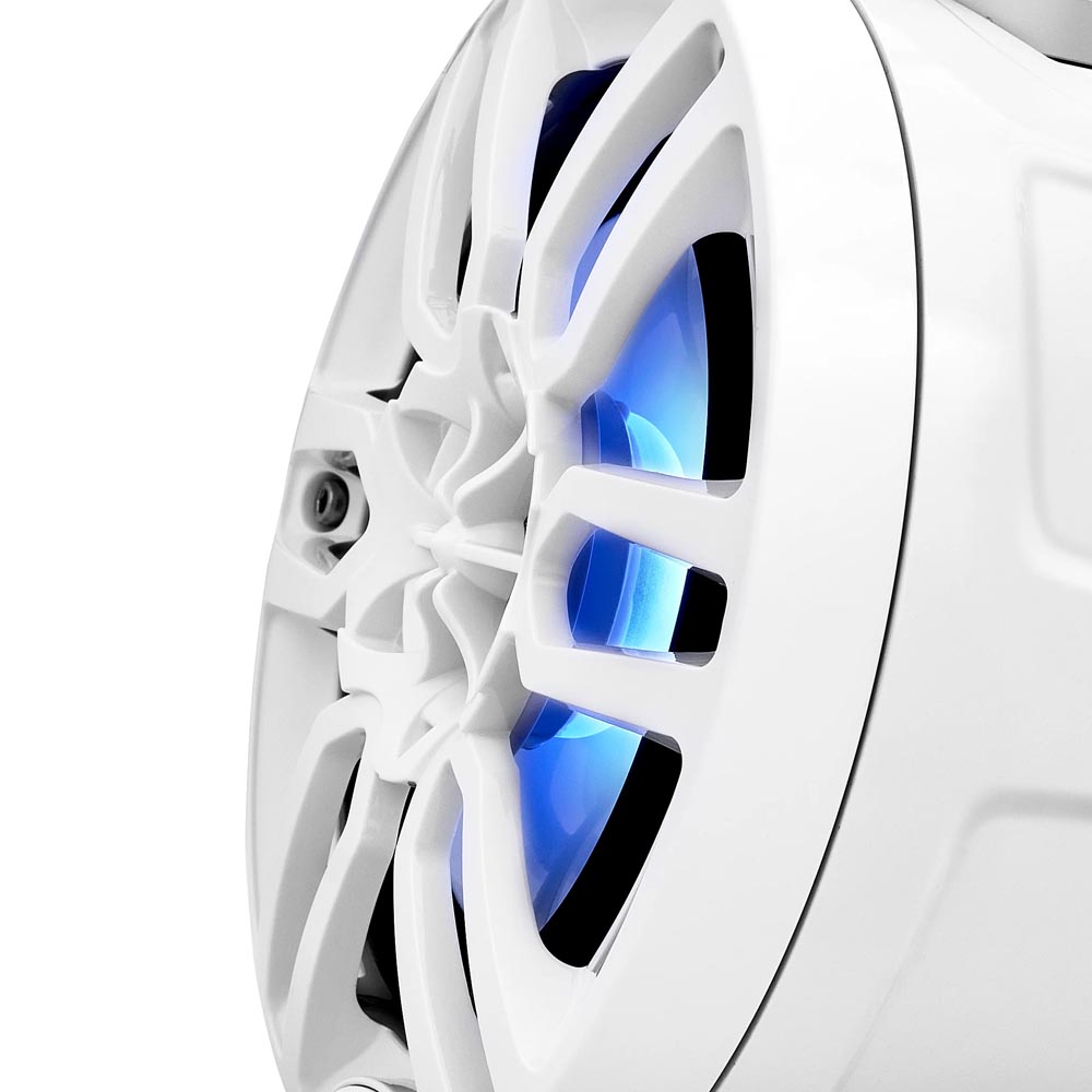 DS18 Tower-Lautsprecher 6,5" weiß mit LED / NXL-PS6W