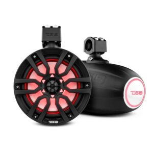 DS18 Tower-Lautsprecher 8" schwarz mit LED / NXL-X6TP/BK