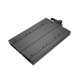 Aluminium-Schnellwechselplatte für Lowrance Recon Trollingmotoren - schwarz