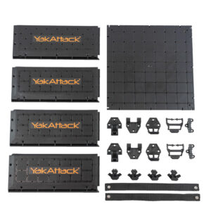 YakAttack YAKATTACK 13x13 ShortStak Upgrade Kit für BlackPak Pro, Schwarz