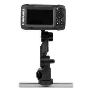 YakAttack Fischfinderhalterung mit LockNLoad-Montagesystem, Lowrance Hook2 4 und 5, 4“ ext