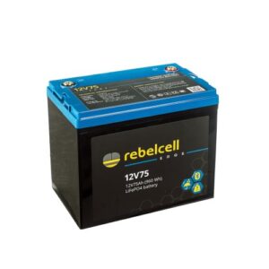 Rebelcell 12V75 EDGE LiFePO4 Akku (0,96 kWh)
