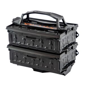 YakAttack Fully Loaded TracPak Combo Kit, zwei Boxen, Schienenmontage, Handgriff und 3 Fächer