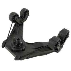 YakAttack DoubleHeader mit Dual ParkNPole RotoGrips - Schwarz