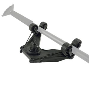 YakAttack DoubleHeader mit Dual ParkNPole RotoGrips - Schwarz