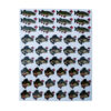 Fisch Maßband mit Anschlag - 17,5 x 140 cm - mit PB-Sticker-Set