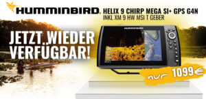 Letzte Restmenge: Humminbird Helix 9 CHIRP Mega SI+ G4N – inkl. XM 9 HW MSI T Geber!