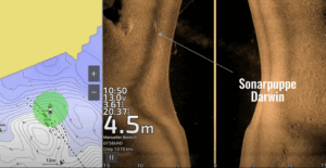 Personensuche (Übung) mit Garmin SideScan GPSMAP 8416 XSV im Praxistest | echolotzentrum.de