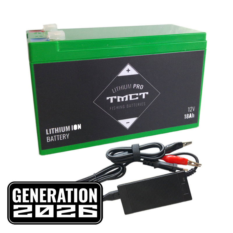 TMCT 12V18Ah Lithium Pro Akku GENERATION 2025 mit Ladegerät