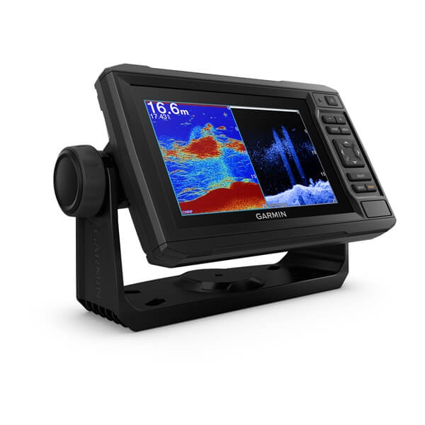 Garmin ECHOMAP UHD 62cv mit GT24-TM-Geber - UHD Clearvü / Traditionelles CHIRP