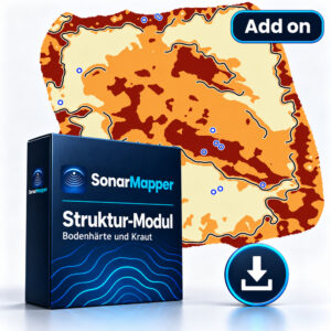 SonarMapper Struktur-Modul – Bodenhärte und Kraut